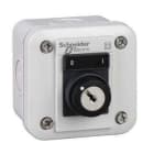 Schneider Electric - Caja marcada con 1 selector llave con 2 posiciones manuales +1 NA