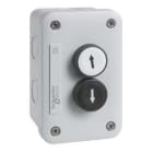 Schneider Electric - Caja flecha pulsador blanco 1 NA flecha pulsador negro 1 NA