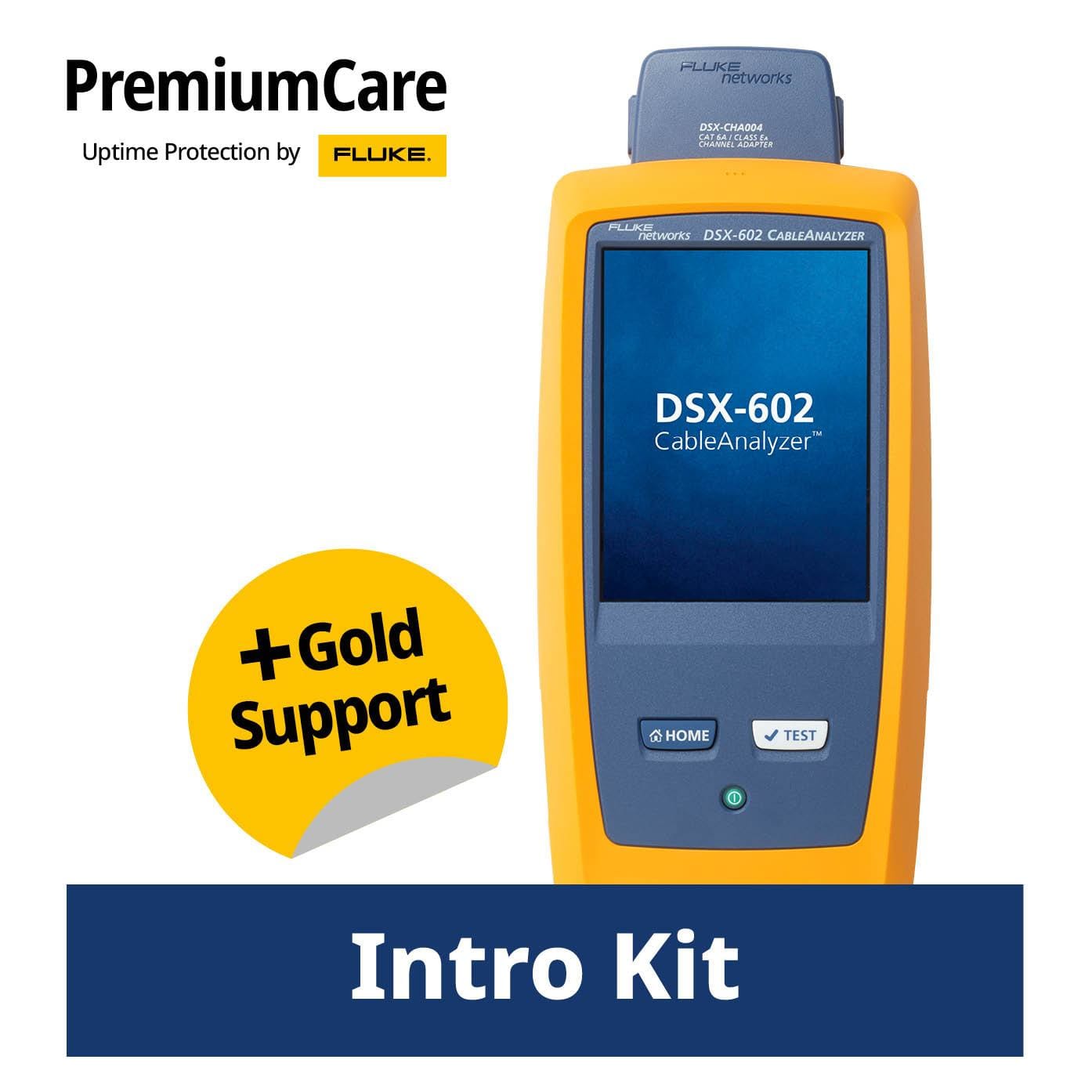 FLUKE NETWORKS - DSX-602-PRO/GLD DSX-602-PRO DE 500 MHZ HABILITADO PARA WI-FI CABLEANALYZER + DSX-PLA004S Y 1 A O DE SERVICIOS GOLD PARA DSX-602 PRO.