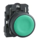 Schneider Electric - Pulsador rasante diámetro 22 1 NA verde embellecedor plástico