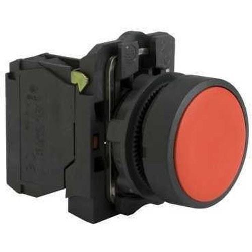Schneider Electric - Pulsador rasante diámetro 22 1 NC rojo embellecedor plástico