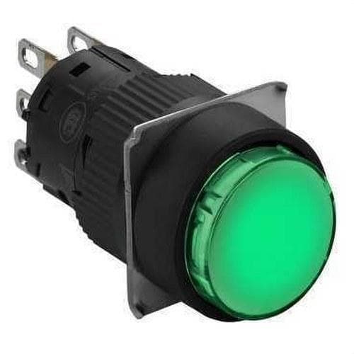 Schneider Electric - Pulsador redondo verde 1 NA/NC