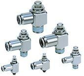 SMC - ASG420F-02-08S  REGULADOR DE CAUDAL EN INOX.