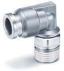 SMC - KQB2L10-02S  RACOR METÁLICO CODO ORIENTABLE Ø10 RC 1/4