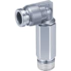 SMC - KQB2W10-02S  RACOR METÁLICO CODO ORIENTABLE ALARGADO  Ø10 RC 1/4