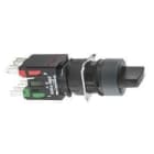 Schneider Electric - Selector circular negro ø 16 - 3 posiciones fijas - 1na