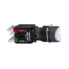 Schneider Electric - Pulsador luminoso 16 rasante enganche 1 NA/CC blanco redondo