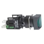 Schneider Electric - Pulsador luminoso 16 rasante enganche 1 NA/CC verde