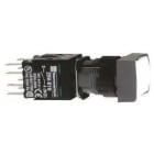 Schneider Electric - Pulsador luminoso 16 rasante impulsor 1 NA blanco rectangular