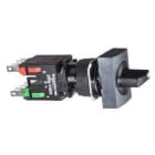Schneider Electric - Selector diámetro 16 maneta negro 1 NA/NC 3 fijas rectangular
