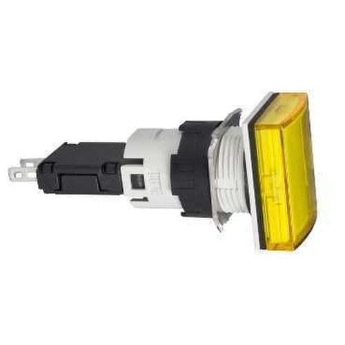 Schneider Electric - Piloto luminoso rectangular amarillo ø 16 led 24 v