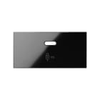 SIMON - TAPA CARGADOR USB C NEGRO BRILLANTE SIMON 100