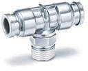 SMC - KQG2T06-01S  RACOR INOX. T TUBO-TUBO-MACHO Ø6 RC 1/8