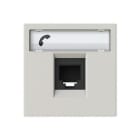 NIESSEN - TOMA TLF.ZENIT 6 CONT. RJ12 FLOWPACK DN ·