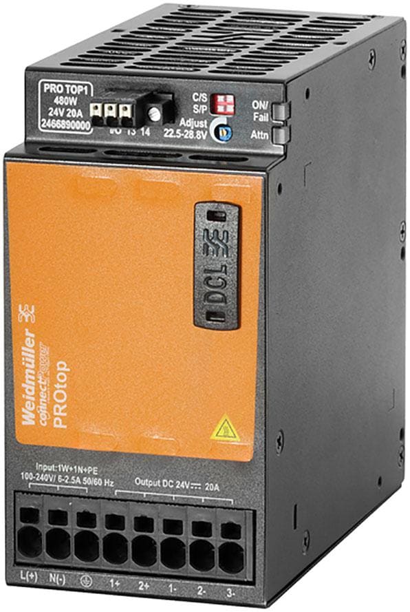 WEIDMULLER - Fuente alimentación PRO TOP1 480W 48V 10A