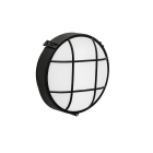 FORLIGHT - PLAFÓN IP44 FOND REDONDO E27 15W NEGRO