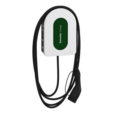 Schneider Electric - Estación de carga, Schneider Charge, 3P+N, cable incluido 7m, 11kW, 16A
