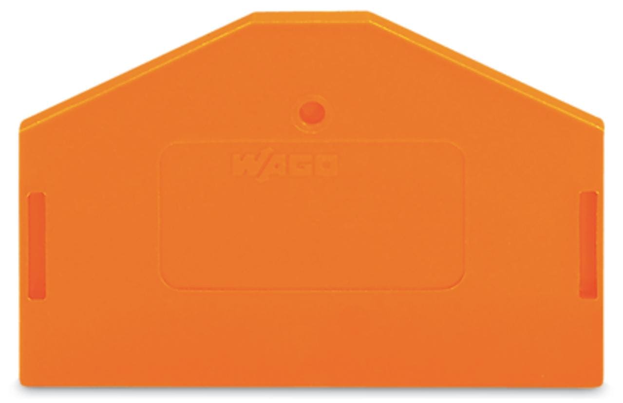 WAGO - Placa final e intermedia;espesor 2,5 mm;naranja