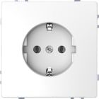 Schneider Electric - Enchufe Schuko, D-Life, 2P + E, 16A, terminales con conexión por tornillos, ,Blanco Artico