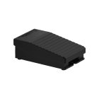 Schneider Electric - Conmutador pedal sencillo sin cubierta plástico negro 1 NC+1 NA