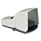 Schneider Electric - Pedal plástico gris 1 NC+NA con tapa / sin enclavamiento