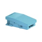 Schneider Electric - Interruptor pedal metálico con 1 posición 1 CC+CA azul
