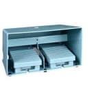 Schneider Electric - Pedal doble con cubierta metálico azul 2 NC+2 NA