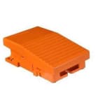 Schneider Electric - Interruptor pedal metálico con 2 posiciones 2 CC+CA naranja