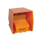 Schneider Electric - Interruptor pedal metálico bloque reposición con 1 posición 2 NC+CA naranja