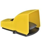Schneider Electric - Conmutador pedal único IP55 con cubierta plástico amarillo 2 NC+NA