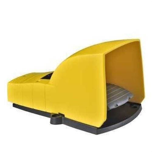 Schneider Electric - Conmutador pedal único IP55 con cubierta plástico amarillo 2 NC+NA