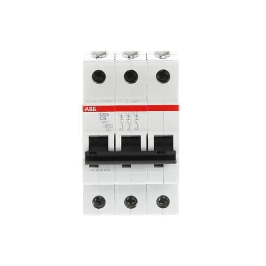 ABB - INT.AUT. S203-C8 3P 8A C 10KA