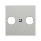 SIMON - Tapa para toma de señal R-TV+SAT aluminio Simon 270