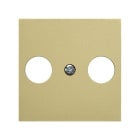 SIMON - Tapa para toma de señal R-TV+SAT bronce Simon 270