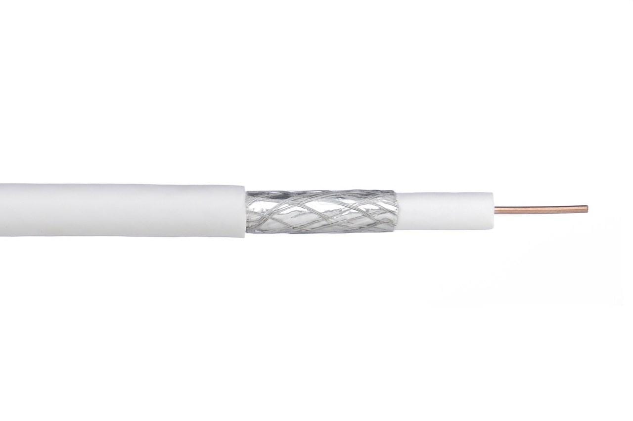 GESCABLE - Cable coaxial GC-100 PLUS blanco (Rollo 100m) (Eca)