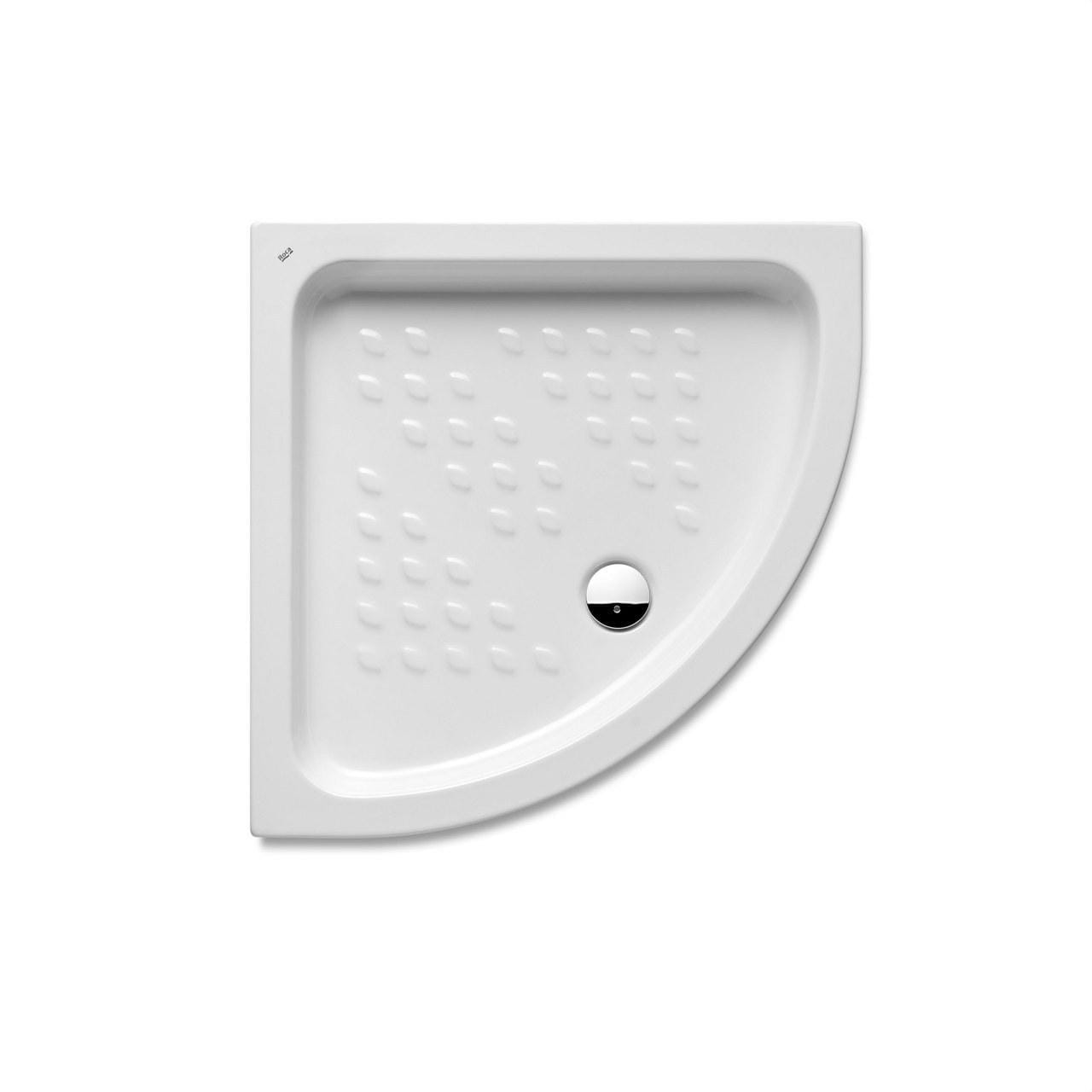 ROCA - Plato ducha porcelana ITALIA ANGULAR ?900x900x80 blanco