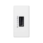 SIMON - Cargador SIMON K45 USB con 1 módulo de 2,1A blanco