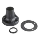 Schneider Electric - Base fijación para tubo soporte para baliza XVB plástico moldeado negro