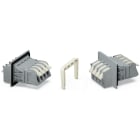 WAGO - Borna de paso apilable;Palanca;Espesor de chapa 3mm;gris