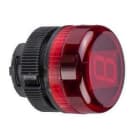 Schneider Electric - Cabeza display digital diámetro 22 rojo