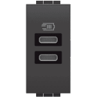 BTICINO - LL-BASE USB C+C 3A/5V 1M ANTR