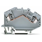WAGO - Borna de paso para 2 conductores;4 mm²;Marcaje central;gris