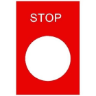 Schneider Electric - ETIQUETA INGLES STOP