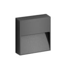 JISO - Aplique de pared TOP BETA S04 LED SMD 4W 3000K 65° driver incluido On-Off gris oscuro