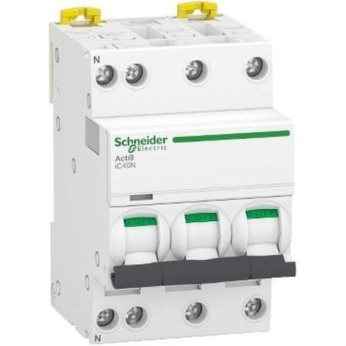 Schneider Electric - Interruptor automático en miniatura ACTI 17 IC40N 3PN C 32A 6000A/10kA