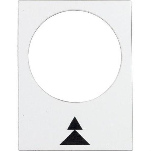 Schneider Electric - Etiqueta 30x40mm blanco derecha PV-GV