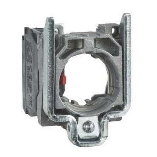 Schneider Electric - Cuerpo diámetro 22mm 1 NA/2 NC con conexión tornillo embellecedor metálico