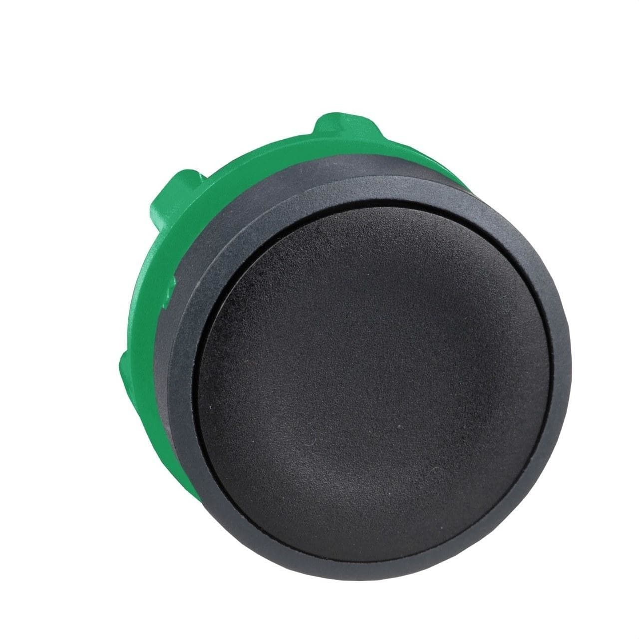 Schneider Electric - Cabeza pulsador diámetro 22 rasante negro embellecedor plástico