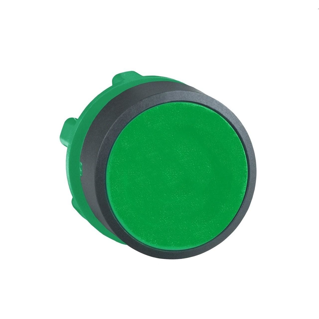 Schneider Electric - Cabeza pulsador diámetro 22 rasante verde embellecedor plástico