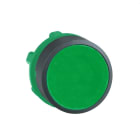 Schneider Electric - Cabeza pulsador diámetro 22 rasante verde embellecedor plástico